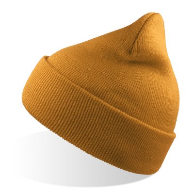 Шапка вязаная  двойная Wind-S Жёлтый арт. 254433-S.45