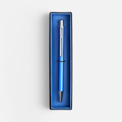 Ручка шариковая Arvent Glossy в футляре, синяя арт. 20506.40