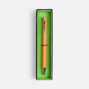 Ручка шариковая Blade Soft Touch в футляре, оранжевая арт. 20530.20