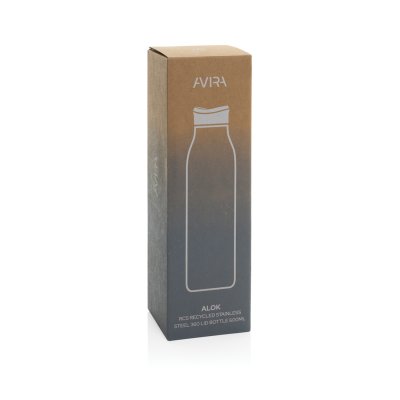 Термобутылка Avira Alok из переработанной стали RCS, 600 мл арт. P438.0901