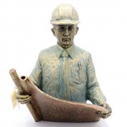 Композиция "Начальник производства" бронза с чернением арт. 50113