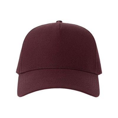 Бейсболка RAPPER COTTON-S, 5 клиньев, пластиковая застёжка Бордовый арт. 254179-S.13