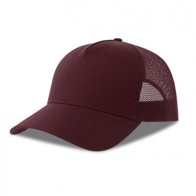 Бейсболка RAPPER COTTON-S, 5 клиньев, пластиковая застёжка Бордовый арт. 254179-S.13