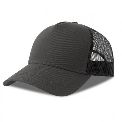 Бейсболка RAPPER COTTON-S, 5 клиньев, пластиковая застёжка Черный арт. 254179-S.3035