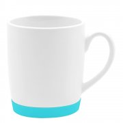 Кружка Make Me To Go, белая/морская волна