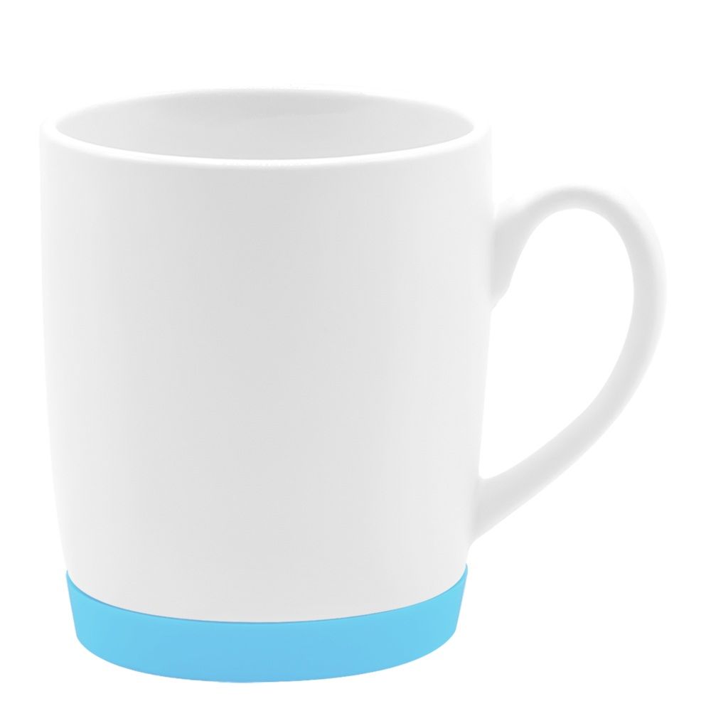 Кружка Make Me To Go, белая/голубая арт. 6140.01.08 Кружка Make Me To Go, белая/голубая арт. 6140.01.08