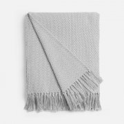 Плед Saltoro, светло-серый