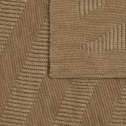 Плед Locus Solus, коричнево-бежевый меланж