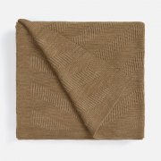 Плед Locus Solus, коричнево-бежевый меланж