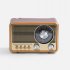 Bluetooth-колонка с радио Listenberg, коричневая арт. 17588.59