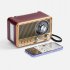 Bluetooth-колонка с радио Listenberg, коричневая арт. 17588.59