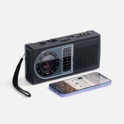 Bluetooth-колонка с радио Comradio, черная арт. 17589.30 Bluetooth-колонка с радио Comradio, черная арт. 17589.30