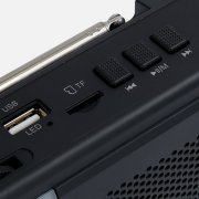 Bluetooth-колонка с радио Comradio, черная арт. 17589.30 Bluetooth-колонка с радио Comradio, черная арт. 17589.30