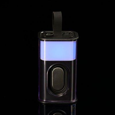 Bluetooth-колонка с подсветкой Groove, серая арт. 17643.10