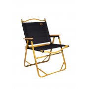 Стул MW02 складной, черный, светлое дерево