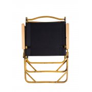 Стул MW02 складной, черный, светлое дерево