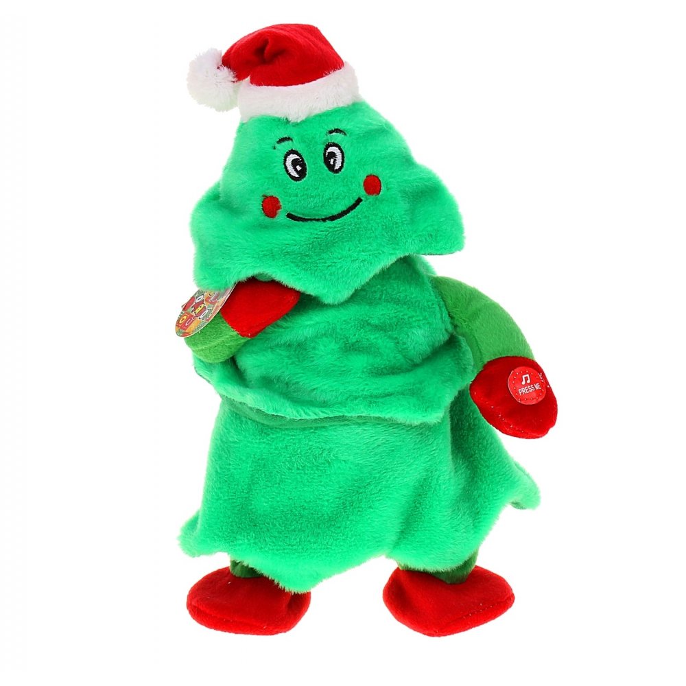 МЯГКАЯ ИГРУШКА МЕХАНИЧЕСКАЯ "ЕЛОЧКА" В КОЛПАКЕ ПОЕТ, ХОДИТ 333858 арт. 333858 МЯГКАЯ ИГРУШКА МЕХАНИЧЕСКАЯ "ЕЛОЧКА" В КОЛПАКЕ ПОЕТ, ХОДИТ 333858 арт. 333858