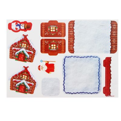 Конструктор фигурки"Дом деда мороза" 3Д   3564567 арт. 3564567