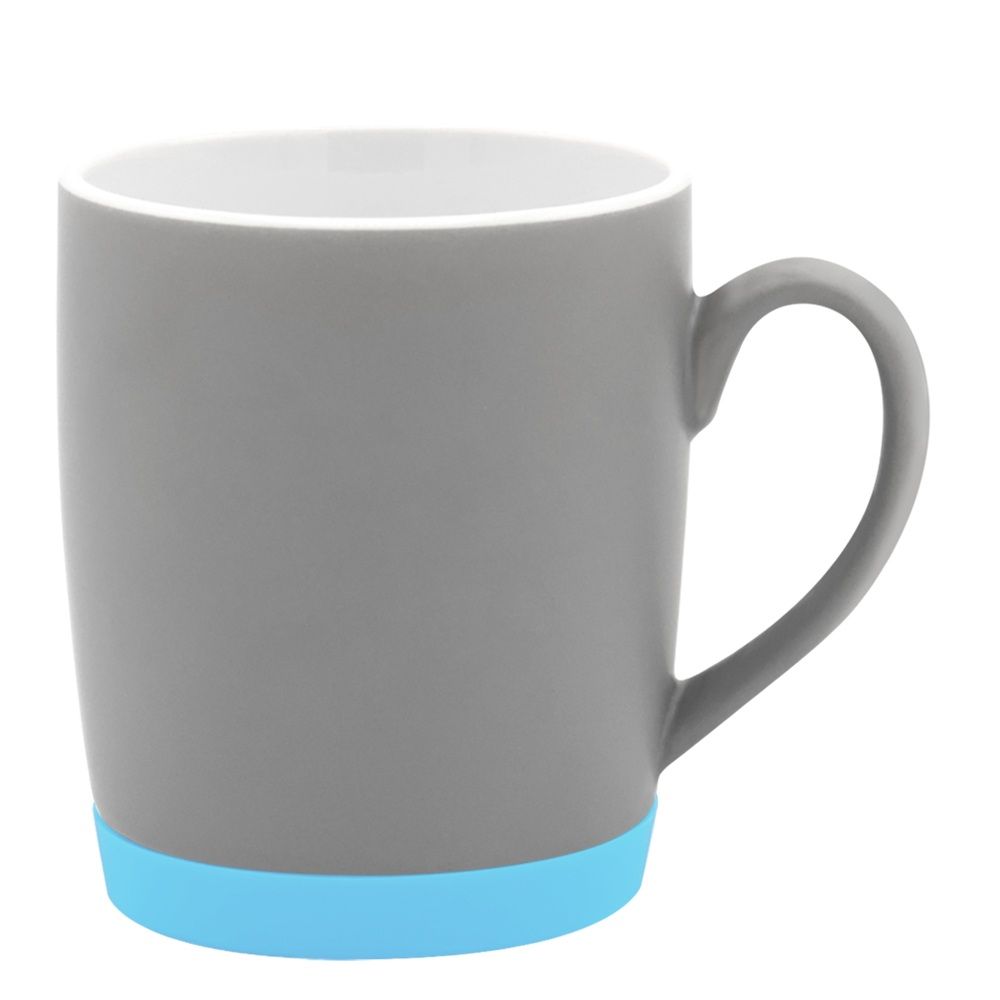 Кружка Make Me To Go, серая/голубая арт. 6140.38.08 Кружка Make Me To Go, серая/голубая арт. 6140.38.08