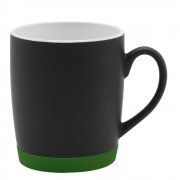 Кружка Make Me To Go, чёрная/бутылочно- зелёная