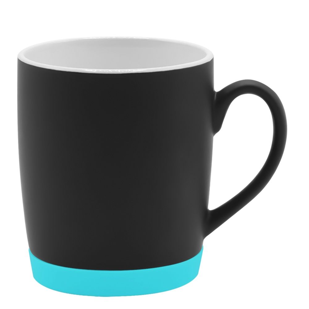 Кружка Make Me To Go, чёрная/морская волна арт. 6140.02.17 Кружка Make Me To Go, чёрная/морская волна арт. 6140.02.17