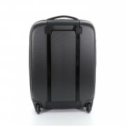 Чемодан складной Rollink Earth 55x40x20 см, 2 колеса, черный/зеленый