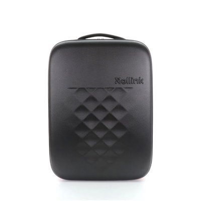Чемодан складной Rollink Earth 55x40x20 см, 2 колеса, черный/синий арт. 102-21-110-380-400