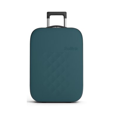 Чемодан складной Rollink Vega II 55x40x20 см, 2 колеса, сине-зеленый арт. 105-21-330-380-100