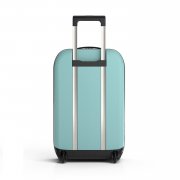 Чемодан складной Rollink Vega II 55x40x20 см, 2 колеса, бирюзовый
