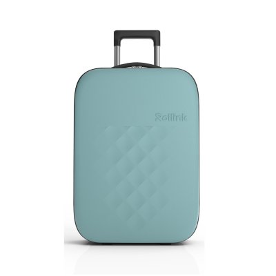 Чемодан складной Rollink Vega II 55x40x20 см, 2 колеса, бирюзовый арт. 105-21-320-380-100