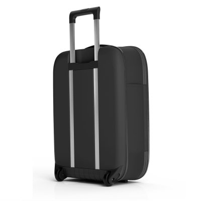 Чемодан складной Rollink Vega II 55x40x20 см, 2 колеса, черный арт. 105-21-101-380-100