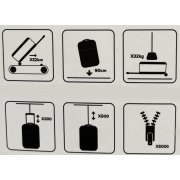 Чемодан складной Rollink Vega II 55x40x20 см, 2 колеса, черный