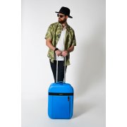 Чемодан складной Rollink Aura 55x40x20 см, 2 колеса, синий