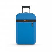 Чемодан складной Rollink Aura 55x40x20 см, 2 колеса, синий
