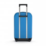 Чемодан складной Rollink Aura 55x40x20 см, 2 колеса, синий