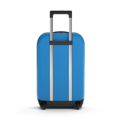 Чемодан складной Rollink Aura 55x40x20 см, 2 колеса, синий арт. 111-21-281-281-281