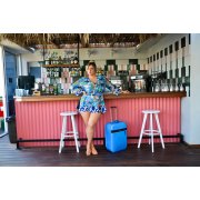 Чемодан складной Rollink Aura 55x40x20 см, 2 колеса, синий