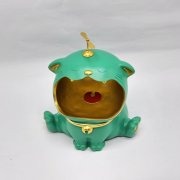 Статуэтка хранитель Кот большой, изумруд арт. ATS021-B-GR