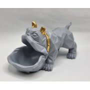 Статуэтка хранитель Бульдог, серый арт. ATS015-G