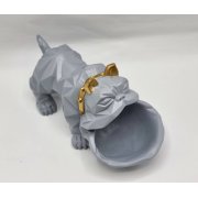 Статуэтка хранитель Бульдог, серый арт. ATS015-G