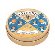 Карамель леденцовая со вкусом апельсина в банке