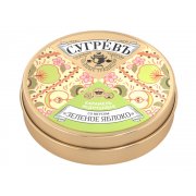 Карамель леденцовая со вкусом яблока в банке