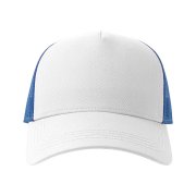 Бейсболка RAPPER COTTON-S, 5 клиньев, пластиковая застёжка Белый