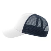 Бейсболка RAPPER COTTON-S, 5 клиньев, пластиковая застёжка Белый