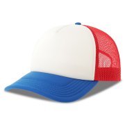 Бейсболка RAPPER-S, 5 клиньев, пластиковая застёжка Красный