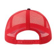 Бейсболка RAPPER-S, 5 клиньев, пластиковая застёжка Красный