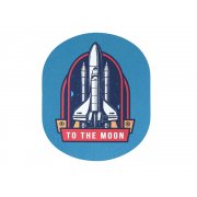 Патч «Овал», nubuk