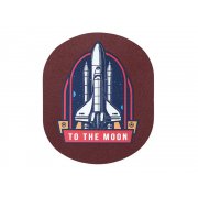 Патч «Овал», nubuk