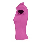 Рубашка поло женская без пуговиц PRETTY 220, ярко-розовая