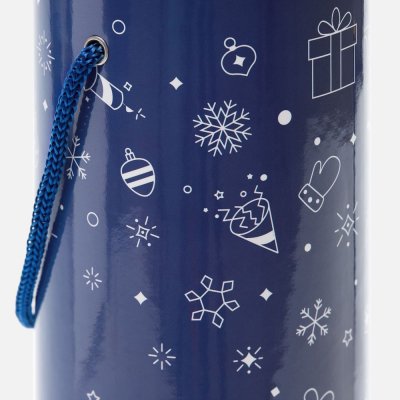 Тубус для бутылки Snowlace, синий арт. 25018.40